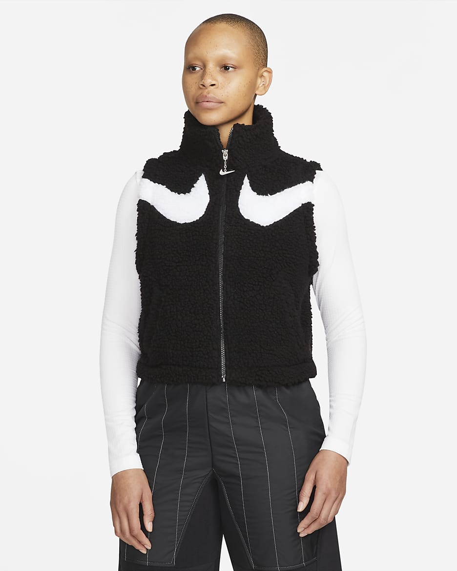 Chaleco de tejido Fleece para mujer Nike Sportswear Swoosh. Nike MX